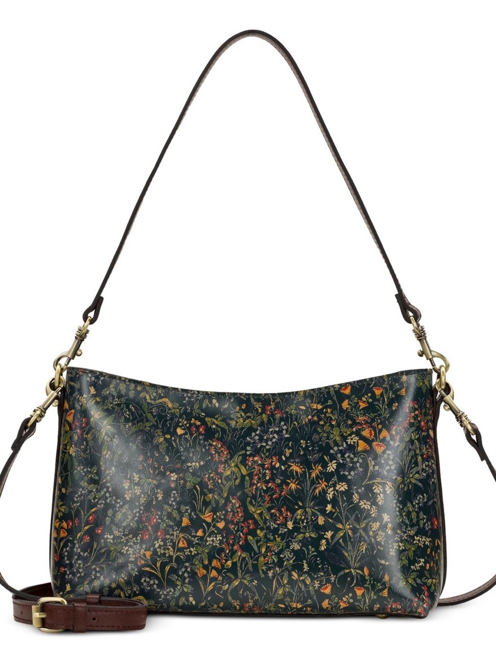 patricia nash Women's Black Betta Medium Leather Crossbody
